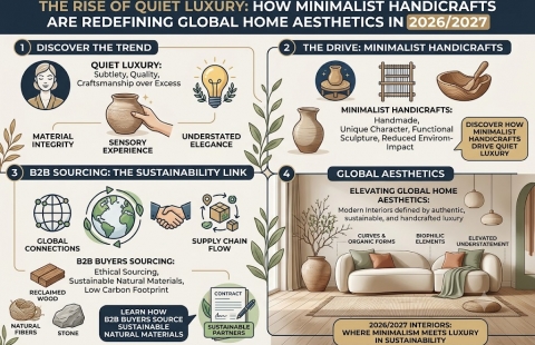 The Rise of Quiet Luxury: How Minimalist Handicrafts are Redefining Global Home Aesthetics in 2026/2027